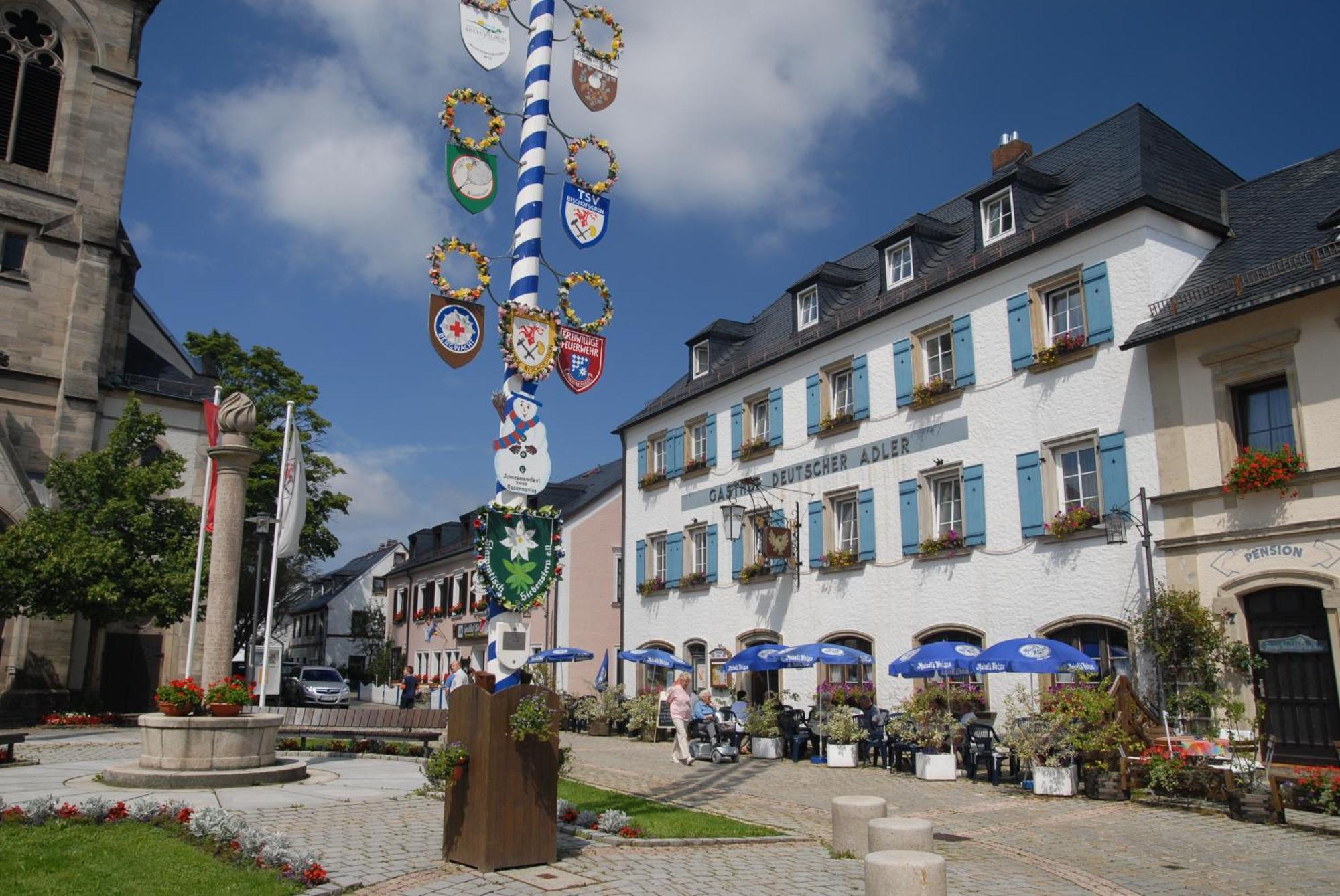 בישופסגרון Gasthof Deutscher Adler Und Hotel Puchtler מראה חיצוני תמונה