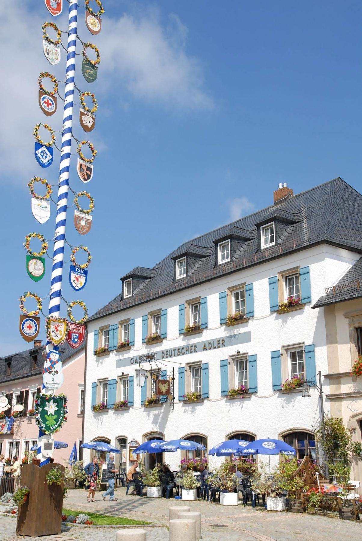 בישופסגרון Gasthof Deutscher Adler Und Hotel Puchtler מראה חיצוני תמונה